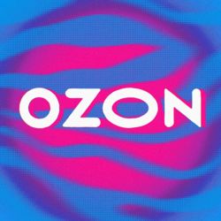 Логотип партнёра сервиса чаевых Пунк выдачи заказов OZON.